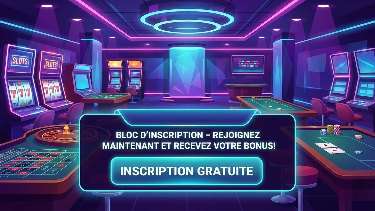 Inscription avec bonus